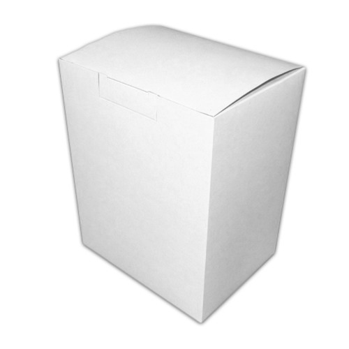 Белая коробочка для высокой кружки